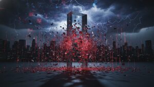 BTC暴落6.4万ドル：10億ドル清算とMSTR急落が招くパニック